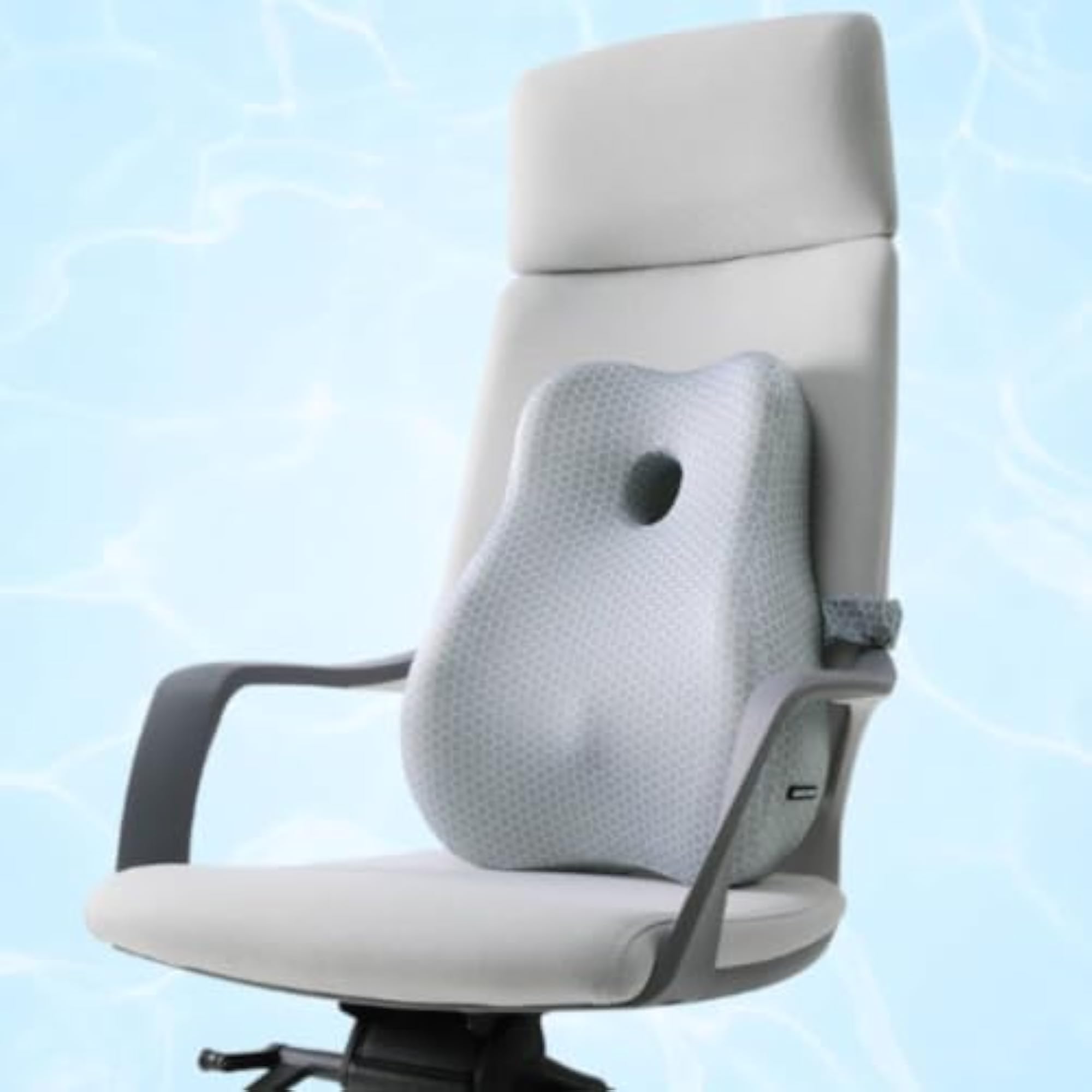 Memory Support Cushion Contoured Ergonomic Pillow for Office Workers